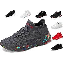 GongPu Shoes, Men's, Sneakers, Women's, Slip-Ons, Thick Soles, Nurse Shoes, Sports Shoes, Walking Shoes, Running Shoes, White, Athletic Shoes, Black, Training, Couple Shoes, Wide, Standing Work, Ultra