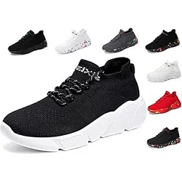 GongPu Shoes, Men's, Sneakers, Women's, Slip-Ons, Thick Soles, Nurse Shoes, Sports Shoes, Walking Shoes, Running Shoes, White, Athletic Shoes, Black, Training, Couple Shoes, Wide, Standing Work, Ultra