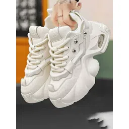 GOOD MINAR Men Textured Lace-Up Casual Sneakers