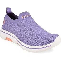 Green Knitted Walking Slip-on Sport Shoes for Women