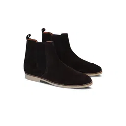 GRIFFIN Men Corine Mid Top Suede Chelsea Boots