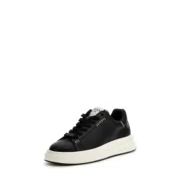 Guess Men Black Solid Lace-up Sneakers