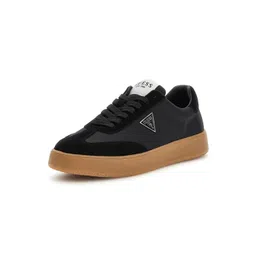 GUESS Men Colourblocked Lace-Up Leather Sneakers