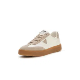 GUESS Men Colourblocked Leather Lace-Ups Sneakers