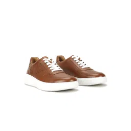 GUESS Men Leather Sneakers