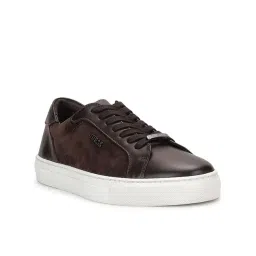 Guess Men's Dark Brown Casual Sneakers