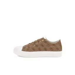 Guess Men's ISTRIA LOW Brown Casual Sneakers