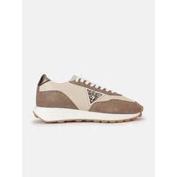 GUESS Women Colourblocked Leather Sneakers