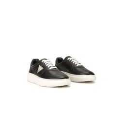 GUESS Women Textured Leather Sneakers