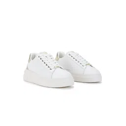 GUESS Women Textured Leather Sneakers