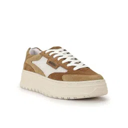 Guess Women's Beige & Brown Casual Sneakers
