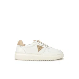 Guess Women's White & Nude Colorblocked Casual Sneakers