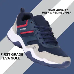 Haddock Velocity Slip-On Sports Shoes Lightweight Breathable Comfort Fit Sneakers For Men