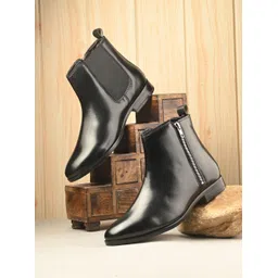 Handmade Zipper Chelsea|Soft Cushioned Insole |Slip-Resistance|Shock Absorption Boots For Men