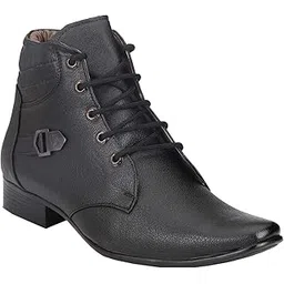 Handstitched Men's Comfortable Formal Office Boots Ankle Shoes- Size 8 UK/Ind