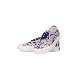 happywagon Women Printed Canvas Lightweight Sneakers