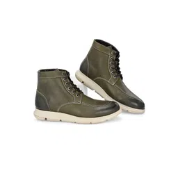 Harrykson London Men Leather High-Top Regular Boots