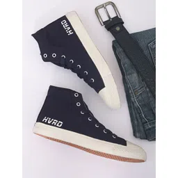 Harvard Men Blue Printed Sneakers