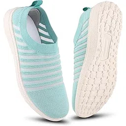 Hazel Slip On Shoes for Women, Stylish & Breathable, Comfortable & Durable, Athleisure Knitted Active Wear Casual Shoe for Girls Walking, Running & Gym Shoes