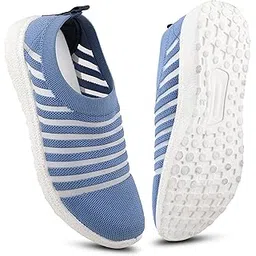 Hazel Slip On Shoes for Women, Stylish & Breathable, Comfortable & Durable, Athleisure Knitted Active Wear Casual Shoe for Girls Walking, Running & Gym Shoes