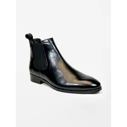 HEEL YOUR SOLE Men Round Toe Slip-On Chelsea Boots