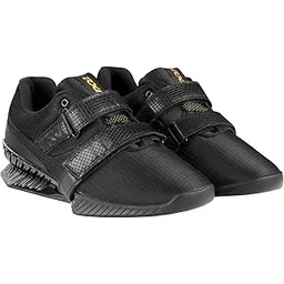 Hercules Weightlifting Shoes for Men and Women - Weight Lifting Shoes for Powerlifting, Deadlifting & Crossfit - Strap and Lace-Up Gym Shoes - Non-Slip Olympic Lifting Shoes