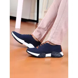 HERE&NOW Men Mesh Running Non-Marking Shoes