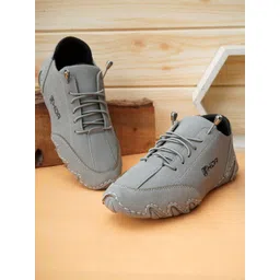 HIDA Men Lace-Ups Running Non-Marking Shoes