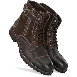 High Ankle Leather Boots for Men