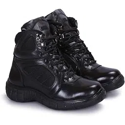 High Ankle Length Boots with Size (6-11) for Mens (Black)