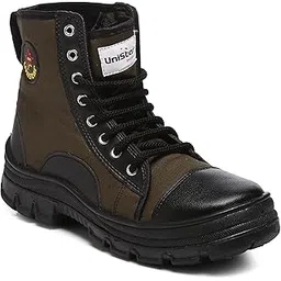 High Ankle Riding Boots for Men's Mountaineering, Hiking & Trekking | Mild Waterproof Protection with Turbo Insole Technology