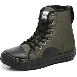 High Ankle Trekking Ridding Men's Boots | Anti Skid Sole with Mild Waterproof Protection