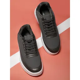 HIGHLANDER PU Lace-Up Sneakers