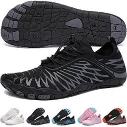 Hike Barefoot Shoes Womens Men,Unisex Barefoot Water Shoes Breathable, Anti-Slip Hiking Footwear for Athletic Wide Toe Shoe Footwear for Hiking, Walking, Running, Yoga, and Water Sports