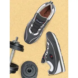 HIROLAS Men Memory Foam Technology Shock Absorbing Running Shoes