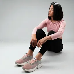 Hirolas Running Shoes Walking Jogging Gym Pink Sports Shoes for women Running Shoes For Women