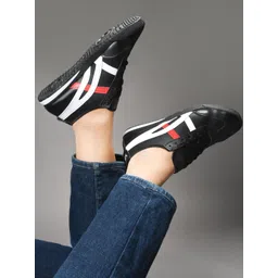 HITWAY Men Black Casual Shoes