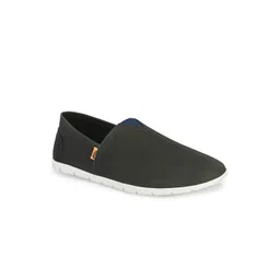 Hitz Men Lightweight Leather Slip-On Sneakers