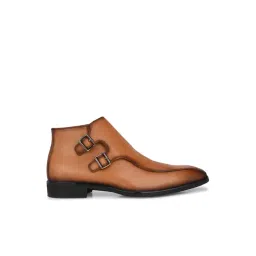Hitz Men's Tan Monk Boots