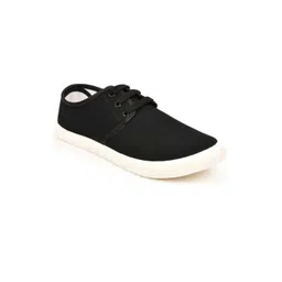 HOTSTYLE Men Black Canvas Sports Shoes