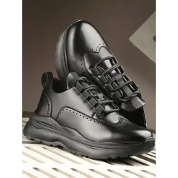 Hoversole Men's Gravity-2 Black Casual Sneakers