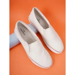 Hoversoul Men's Hornet White & Red Line Sneakers