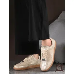 HOVERSOUL x Nico Nerini Women's AUREA Camel Brown Sneakers