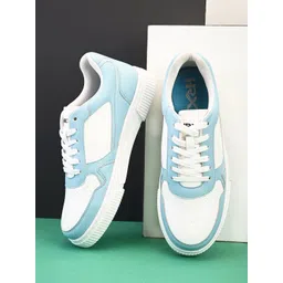 HRX by Hrithik Roshan Men Blue Colourblocked Lightweight Comfort Insole Lace-Ups Sneakers