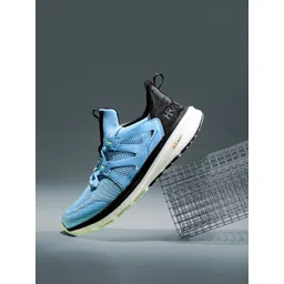HRX by Hrithik Roshan Men Blue Woven Design PROPULSION Running Shoes