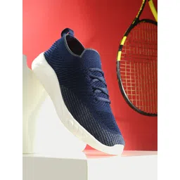 HRX by Hrithik Roshan Men Mesh Memory Foam Walking Lace-Up Non-Marking Shoes