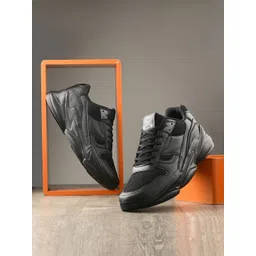 HRX by Hrithik Roshan Men Textured Mesh Comfort Insole Sneakers