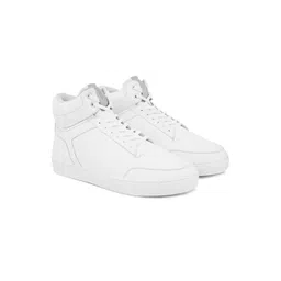 HRX by Hrithik Roshan Men White Mid-Top Lightweight Sneakers