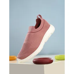 HRX by Hrithik Roshan Women Pink And White Non-Marking Walking Sports Shoes