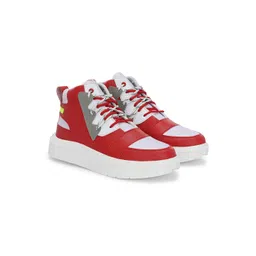 Hundo P Men Colourblocked Round Toe Sneakers